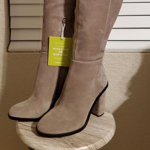 Gianni Bini Barrine Suede Over the Knee Boots